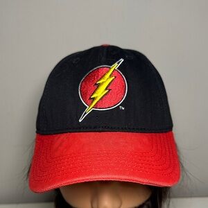 The Flash Dc Comics Black and Red Cap